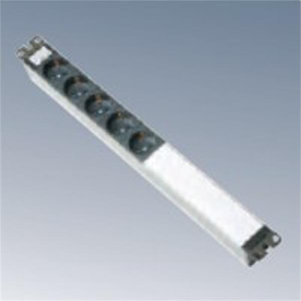 SIMON F1009/14 Regleta ELECTROBLOCK con 9 bases schuko gris grafito