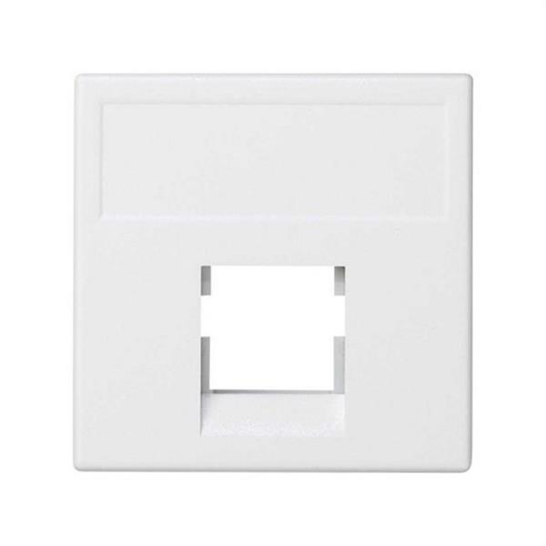 SIMON K045/9 Placa K45 sin guardapolvo conector VOLITION blanco nieve