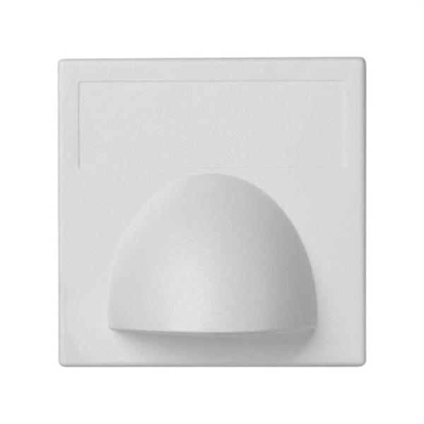 SIMON K10/9 Placa SIMON K45 salida de cable con anillas para embridar blanco nieve