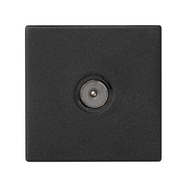 SIMON K120A/14 Placa SIMON K45 con 1 toma TV terminal gris grafito
