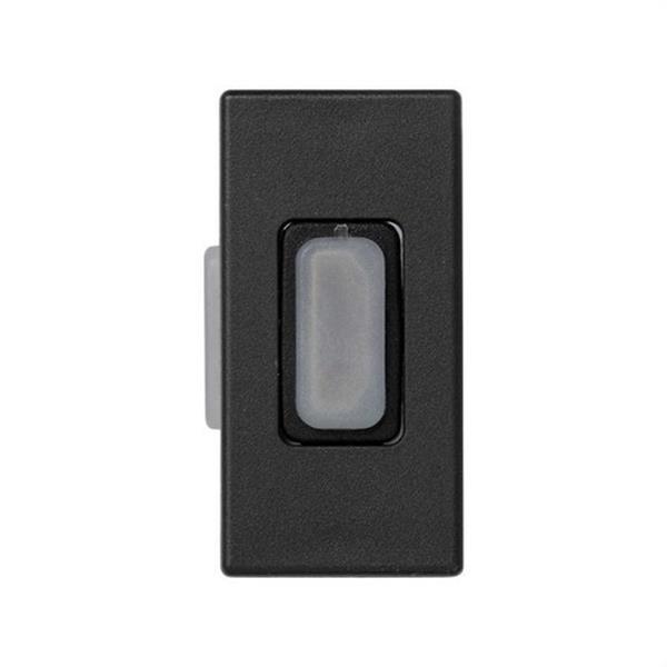 SIMON K129B/14 Placa SIMON K45 1/2 mecanismo con 1 conector HDMI H-H gris grafito