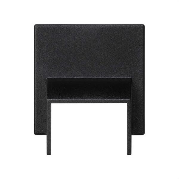 SIMON K21/14 Placa SIMON K45 para entrada canal de 20x30mm para OFIBLOCK PLUS gris grafito