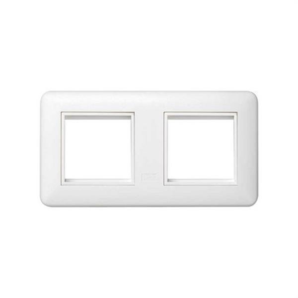 SIMON KR445/9 Marco SIMON K45 con bastidor doble blanco nieve