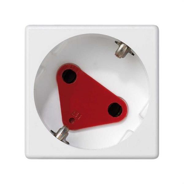 SIMON KS11/9 Base schuko embornamiento rápido seguridad nieve