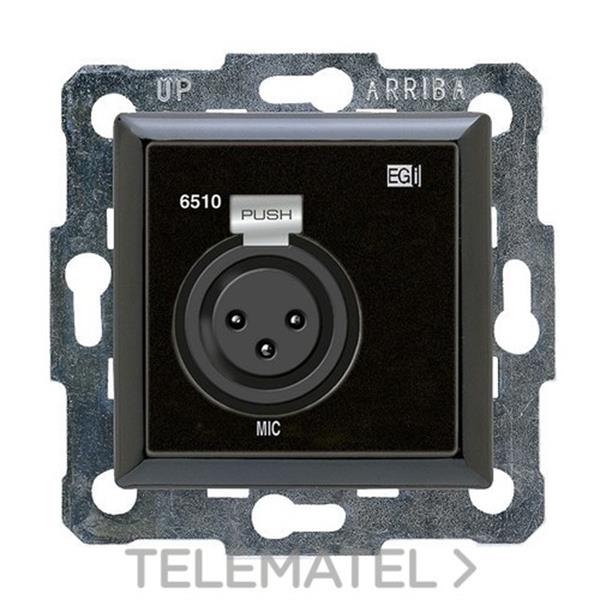 EGI 6510.10 Conexión caja 60mm XLR H pared blanco