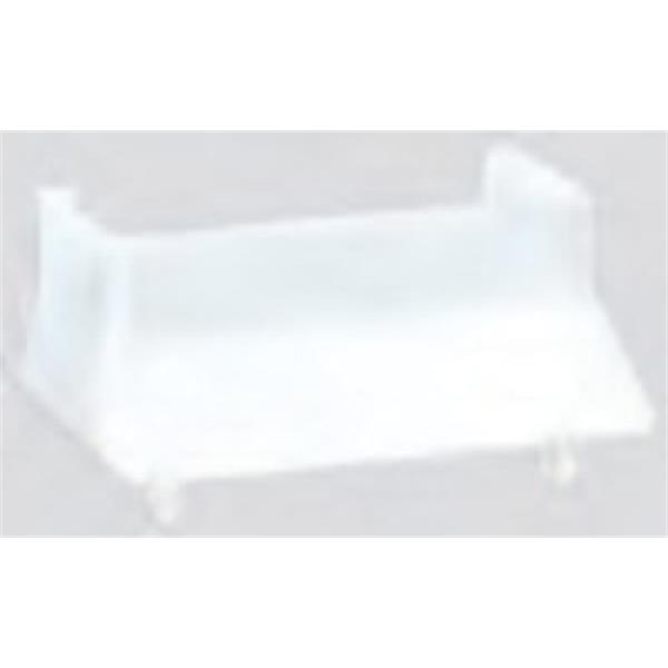 SIMON SBM31F/9 Adaptador frontal SIMON CIMA PRO para entrada minicanal 20x50mm blanco nieve