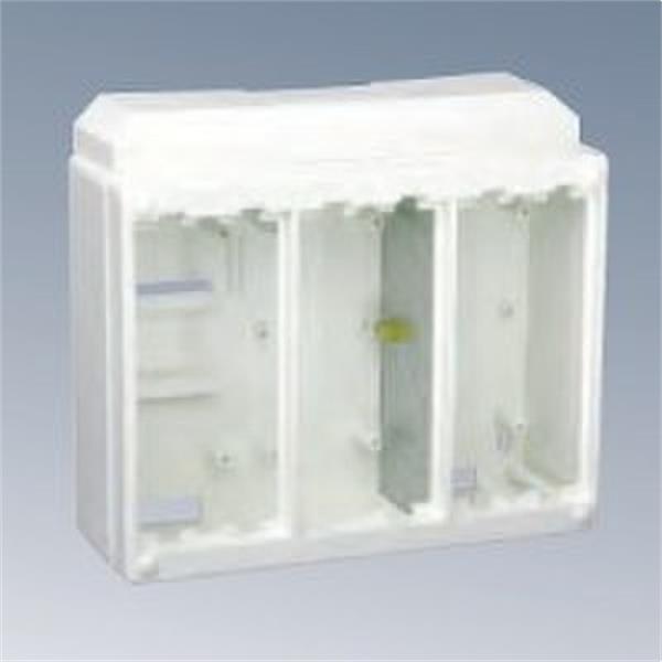 SIMON SC600/9 *CAJA DE PARED SUPERFICIE SIMON CIMA CON 6 MÓDULOS BLANCO NIEVE