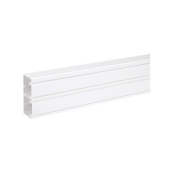 SIMON TK12102/9 Canal SIMON CANALIZACIÓN 130x55mm con 2 compartimentos PVC blanco nieve