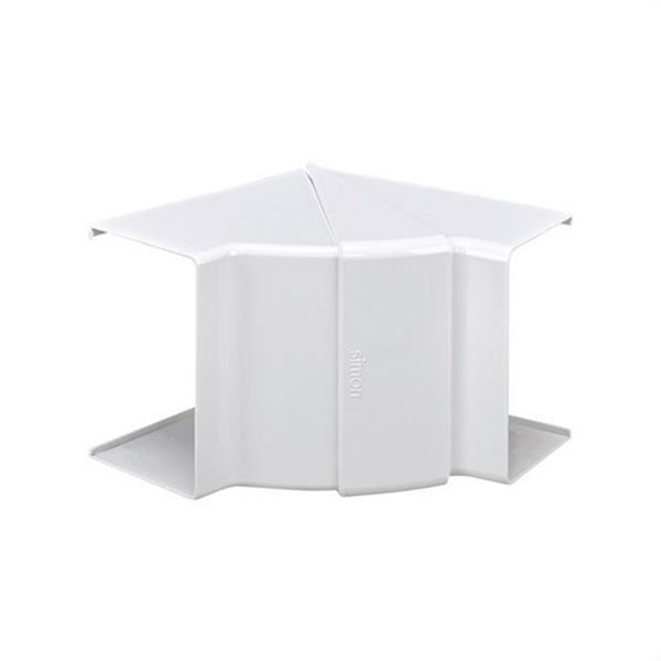 SIMON TKA103208/9 Angulo interior variable SIMON CANALIZACIÓN 90x55mm blanco nieve