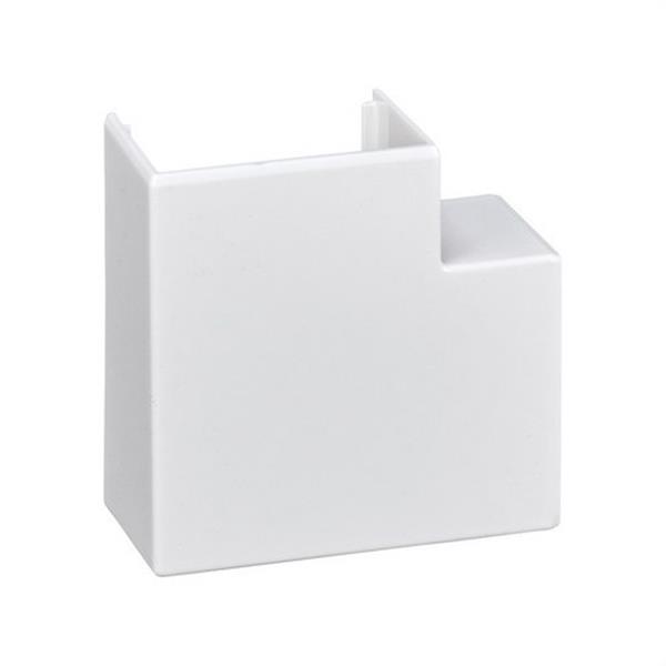 SIMON TMA101202/9 Angulo plano SIMON CANALIZACIÓN 20x30mm 2 compartimentos blanco nieve