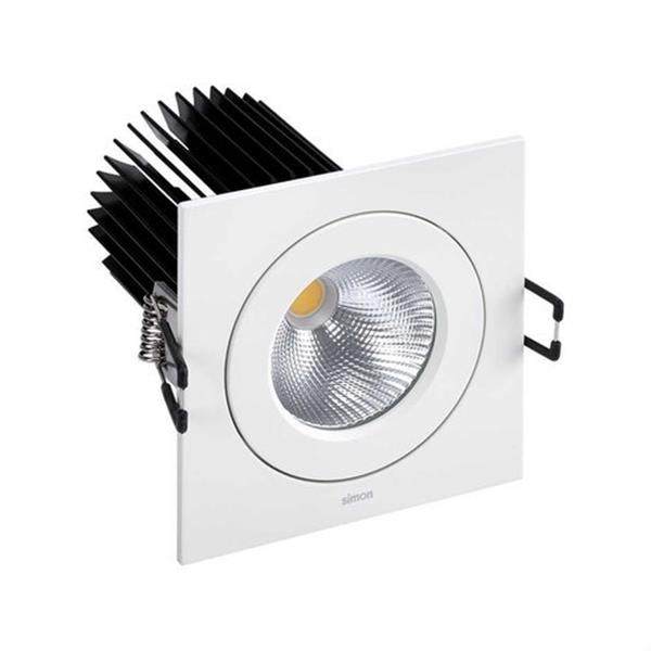 SIMON 70524033-484 Downlight SIMON 705.24 Square NW 4000K Wide flood aluminio