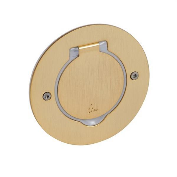 LEGRAND 089711 Base redonda para 2 módulo bronce