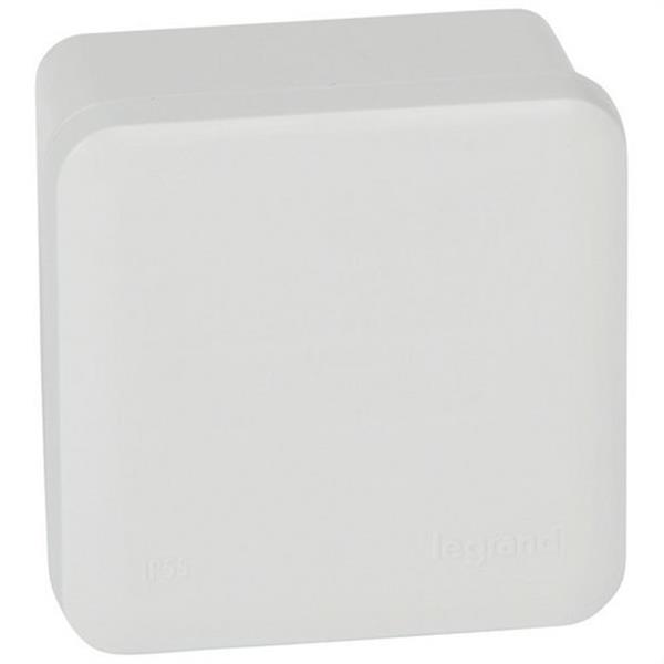 LEGRAND 092011 Caja plexo 80x80x45 sin entradas, en color gris RAL 7035