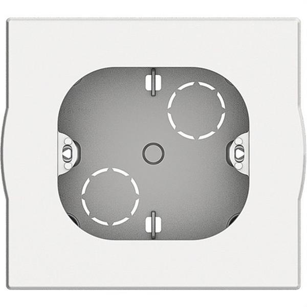 BTICINO 502BI Caja superficie universal 2 módulos en color blanco