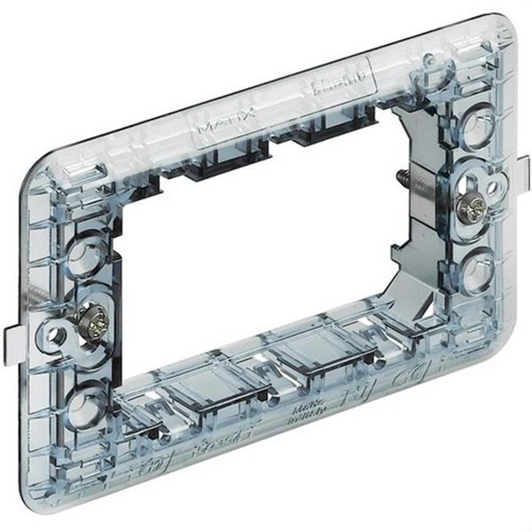 BTICINO 503SA Soporte con 3 módulos caja rectangular MAGIC