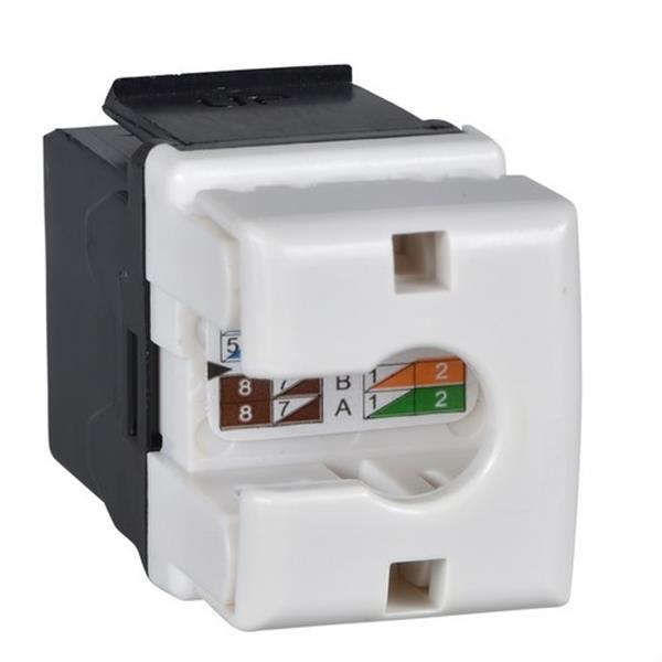 SCHNEIDER ELECTRIC DC6KYSTUBK Conector RJ45 categoría 6 UTP KEYSTONE negro