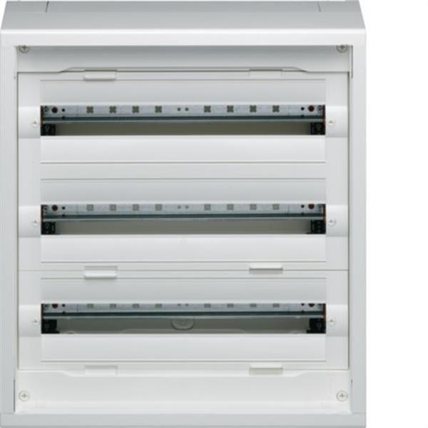 HAGER FD32DN Caja distribución superficie new VEGA D con 3 filas 72 módulos sin puerta