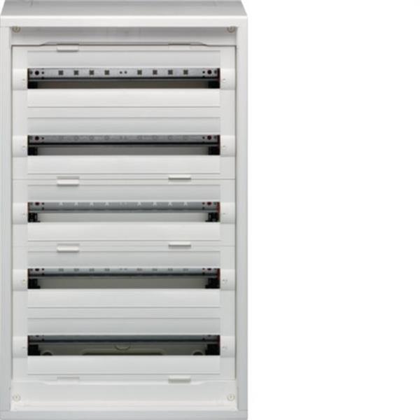 HAGER FD52DN Caja distribución superficie new VEGA D con 5 filas 120 módulos sin puerta