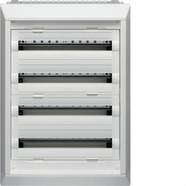 HAGER FU42DN Caja distribución empotrable VEGA-D con 4 filas 96 módulos sin puerta