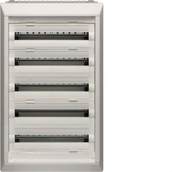 HAGER FU52DN Caja distribución empotrable VEGA-D con 5 filas 120 módulos sin puerta
