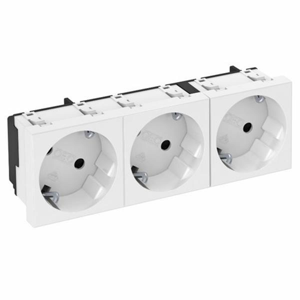 OBO-BETTERMANN 6120128 *TOMA 33° TIERRA STDD3SRO3 250V 10/16A PC