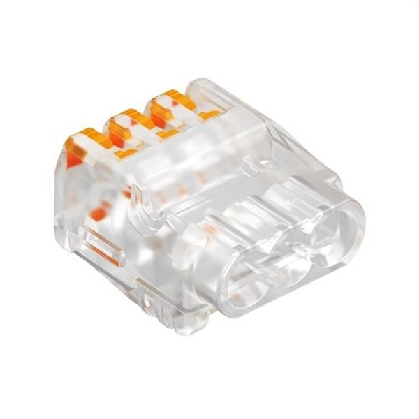 OBO-BETTERMANN 2054454 *BORNE UNIVERSAL 3 CONDUCTOR FIJA/O FLEXIBLE 0,2-2,5mm2 POLICARBONATO