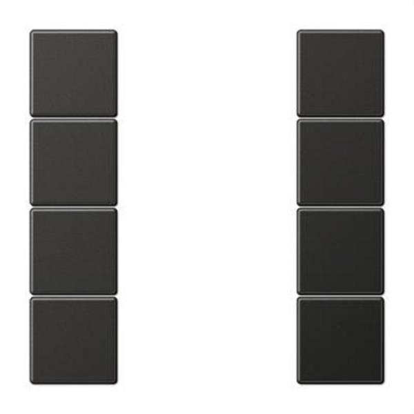 JUNG AL2504TSAAN Juego teclas F50 KNX 4 fases Serie LS aluminio lacado