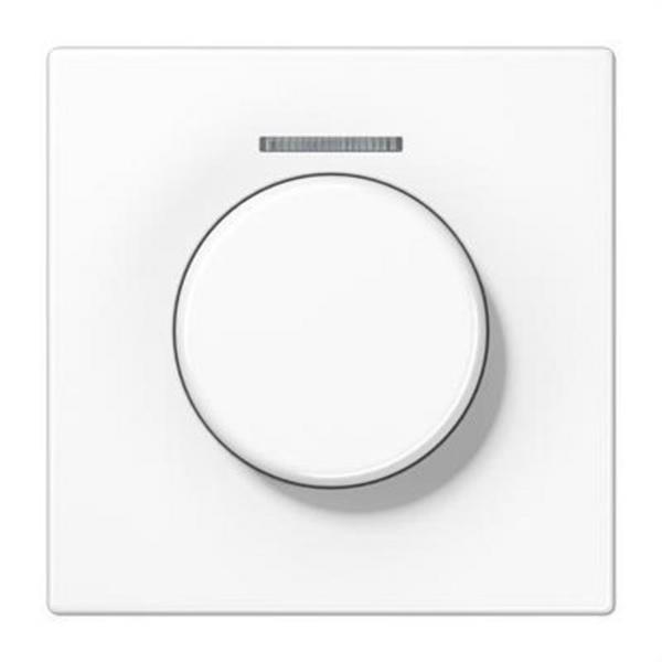 JUNG LS1940KO5WW Placa central con botón mando visor blanco alpino