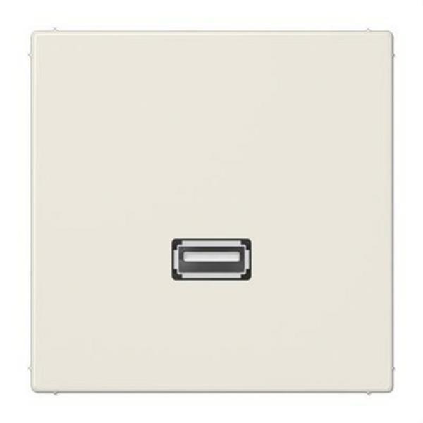 JUNG MALS1122 Placa USB blanco marfil para Serie LS