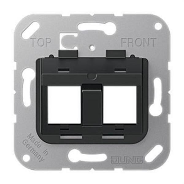 JUNG 3069-25WE Adaptador montaje 30° 3069-25WE para 2 tomas