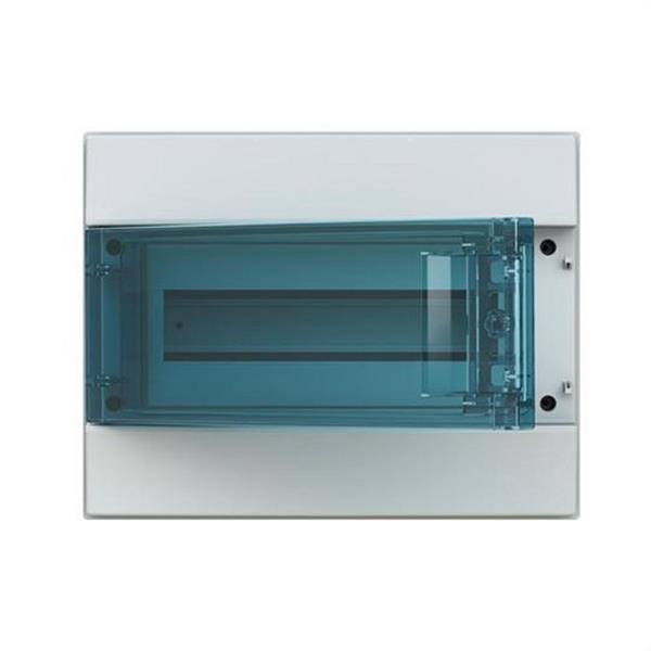 ABB 1SL1202A00 Caja de distribución con 12 módulos MISTRAL65 1 fila puerta transparente