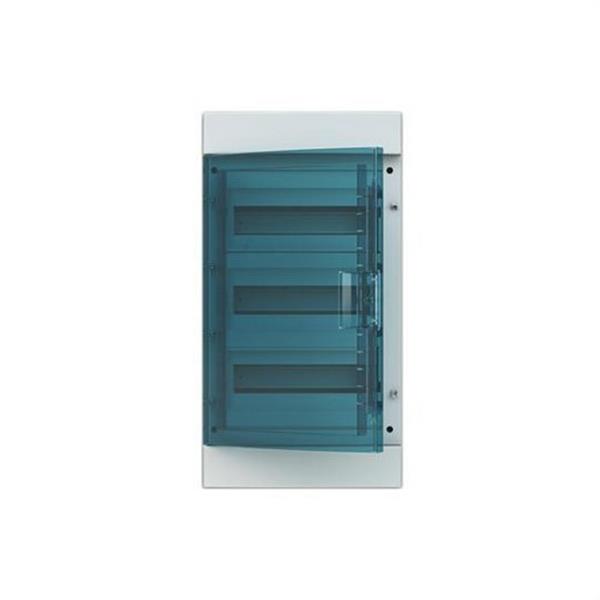 ABB 1SL1206A00 Caja de distribución con 36 módulos MISTRAL65 3 filas puerta transparente