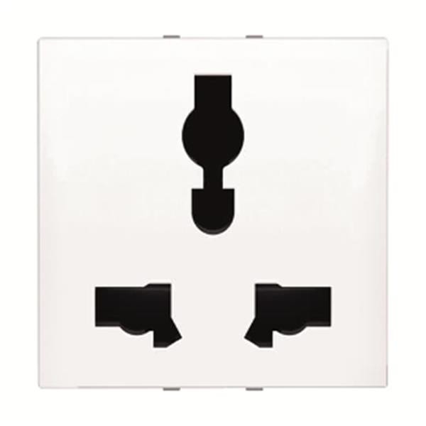 NIESSEN N2239 BL Base de enchufe universal 13-15A Zenit blanco