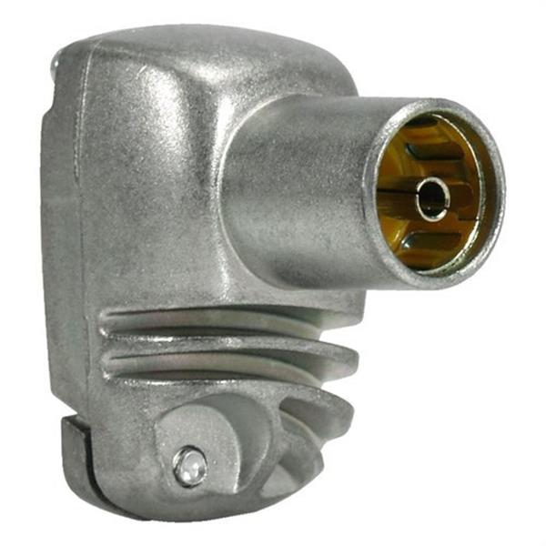 TELEVES 413310 Conector PROEasyf CEI diámetro 9,5mm H acodado blindado