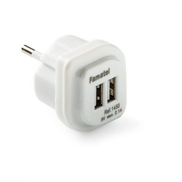 FAMATEL 1450 Cargador USB doble