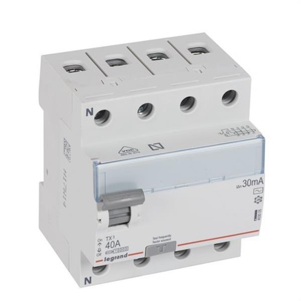 LEGRAND 403005 Diferencial TX3 4/40/30 corriente alterna