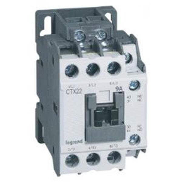 LEGRAND 416086 Contactor CTX 3P 9A 1NO 1NC 230V corriente alterna