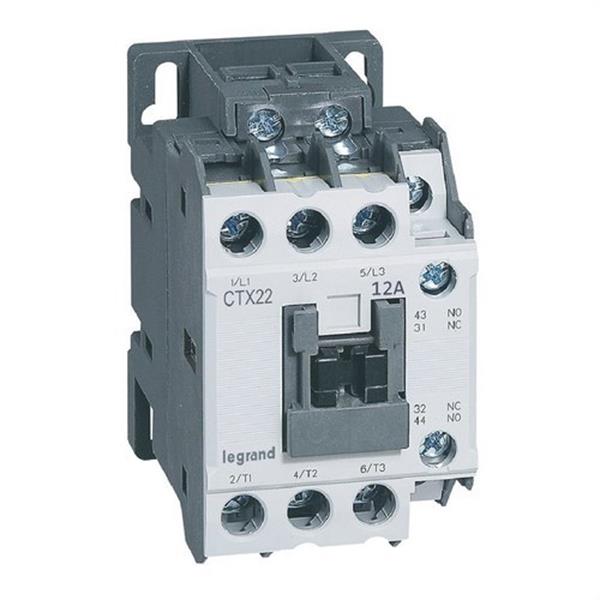 LEGRAND 416096 Contactor CTX 3P 12A 1NO 1NC 230V corriente alterna