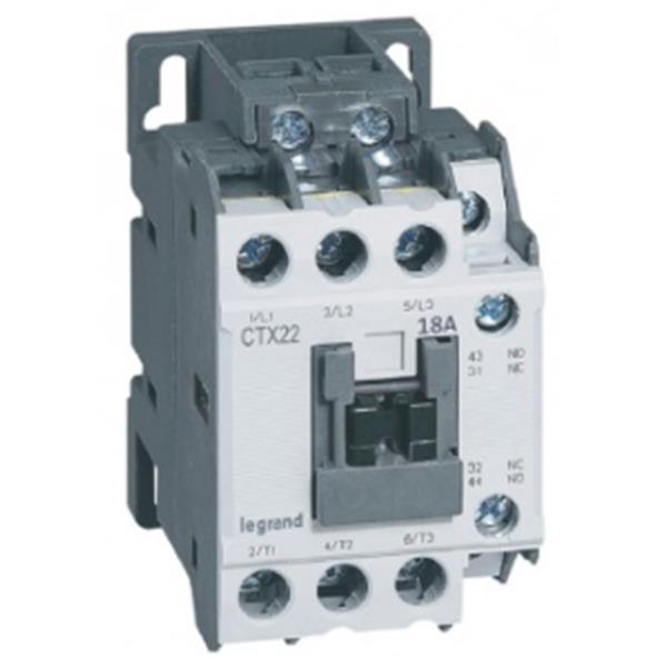 LEGRAND 416106 Contactor CTX 3P 18A 1NO 1NC 230V corriente alterna