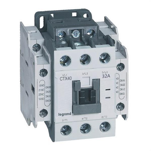 LEGRAND 416126 Contactor CTX 3P 32A 2NO 2NC 230V corriente alterna