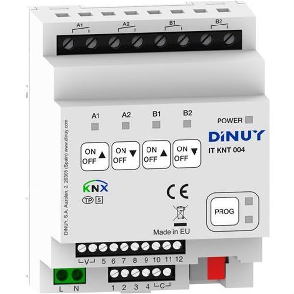 DINUY IT KNT 004 Interruptor modular 16A 4 canales