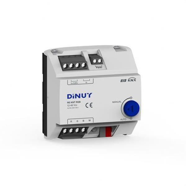 DINUY RE KNT RGB Actuador de regulaci¢n KNX tiras LED RGBW 12-24Vcc