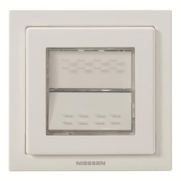 NIESSEN N3002 BL Interruptor/conmutador IP55 Zenit estanca de empotrar blanco