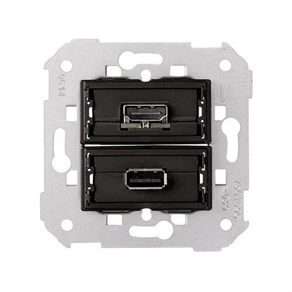 SIMON 7501095-039 Conector SIMON 75 HDMI V1.4+USB 2.0 tipo-A H