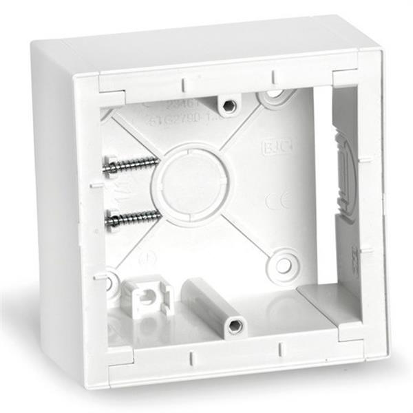 BJC 23460 Caja superficie modular serie Viva en blanco