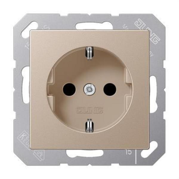 JUNG A1521KICH Base enchufe Schuko® protección niños cava