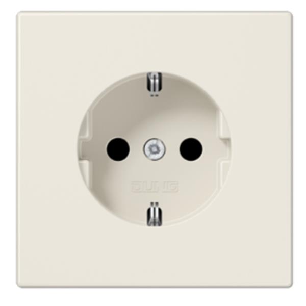 JUNG LS1521KI Base enchufe 16A 250V~ con protección niños blanco marfil