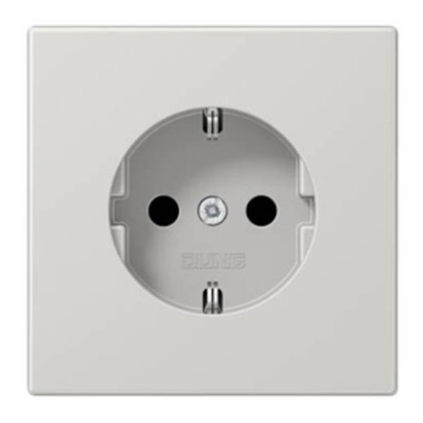 JUNG LS1521KILG Base enchufe con protección niños gris