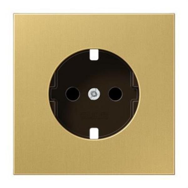 JUNG ME1520KIPLC Cazoleta para base enchufe Schuko® latón classic