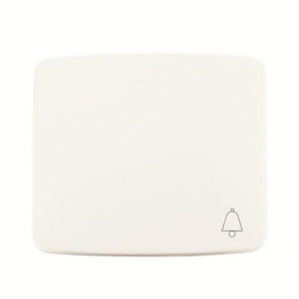 NIESSEN 8204 BA Tecla pulsador con símbolo timbre Arco blanco alpino